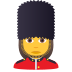 💂‍♀️ woman guard display on JoyPixels